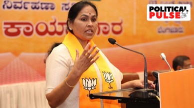 Shobha Karandlaje, Karnataka BJP, Rahul Gandhi, Karnataka Assembly election, Karnataka Assembly polls, Political Pulse, Indian Express, India news, current affairs