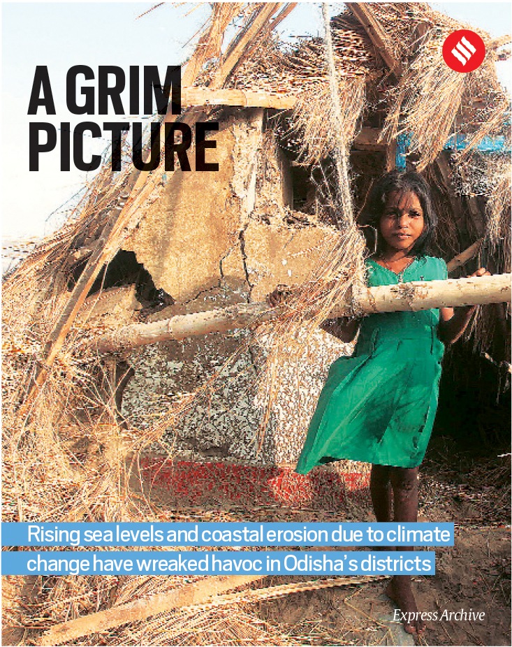 Left with just 11 inhabitants, a village caught between climate change and sea