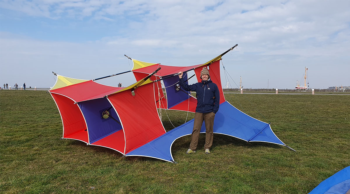 A kite that will be used to study the april 20 solar eclipse