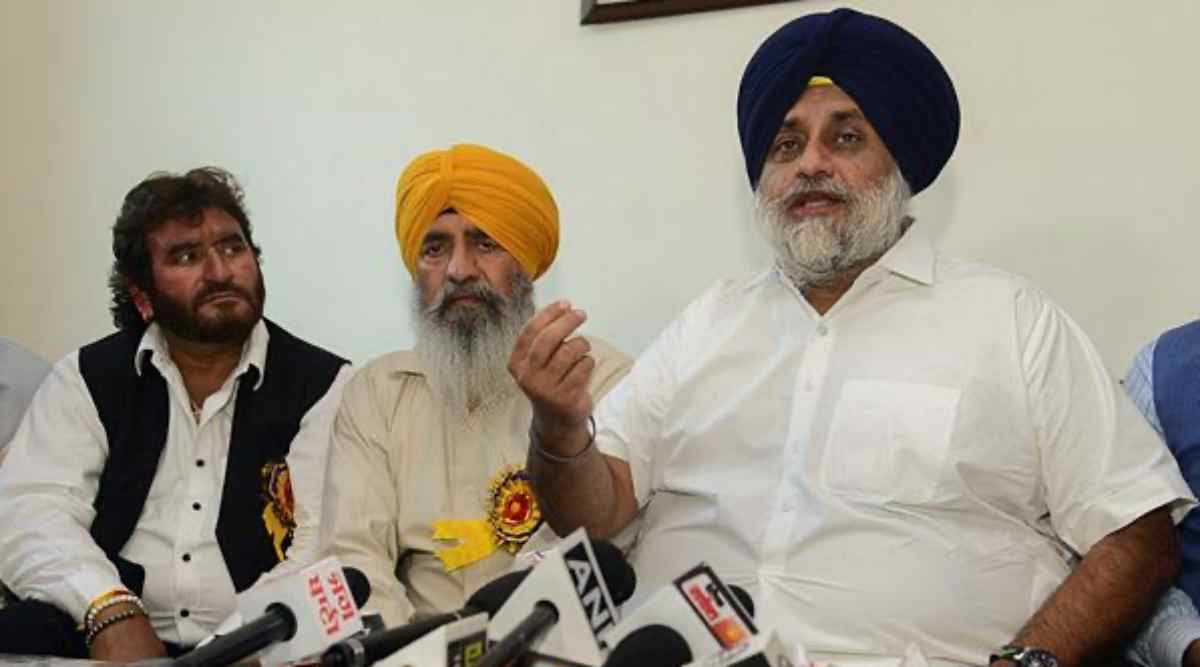 Sukhbir Badal slams CM Mann for not conducting girdawari of crop loss ...