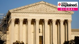 The Supreme Court is seen on Friday, April 21, 2023, in Washington.