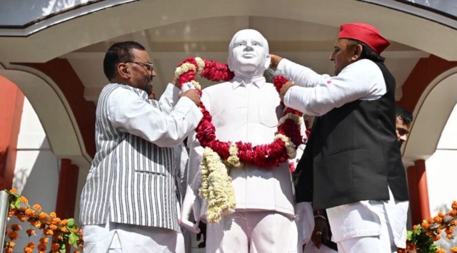 sp chief unveils BSP founder’s statue