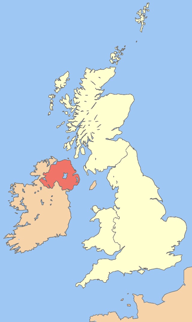 map of great britain and ireland