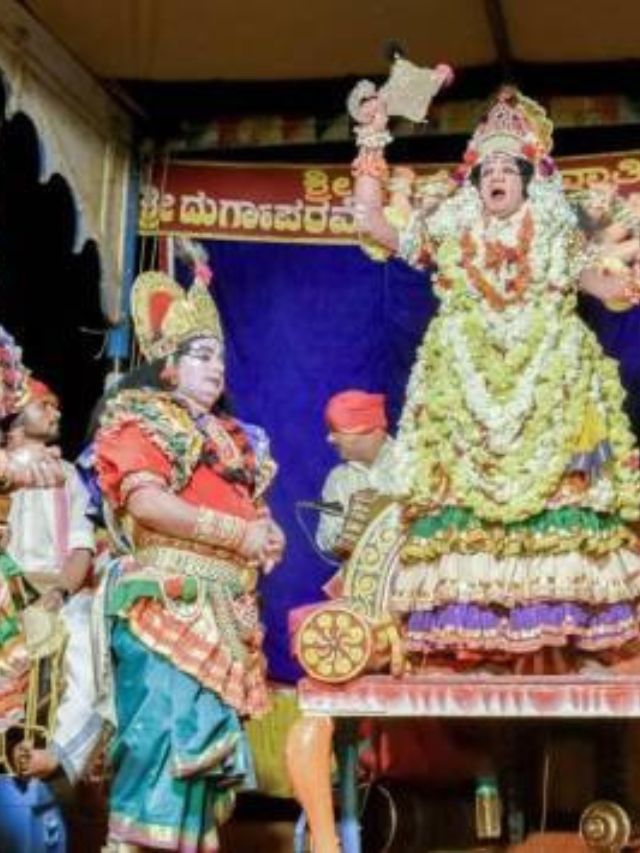 Folk Artistes Mesmerise With Yakshagana Performance | The Indian Express