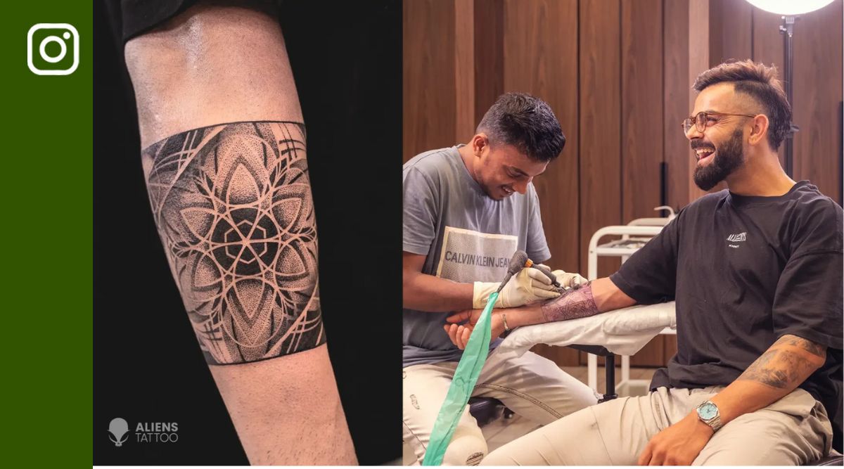 Virat Kohlis Tattoo Artist Shares How Cricketers Latest Body Art