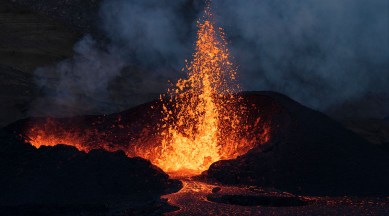 Volcanic eruption