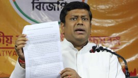 TMC treatment of tribal women, BJP to Murmu, Sukanta Majumdar, forced to do dandavat parikrama, indian express, indian express news