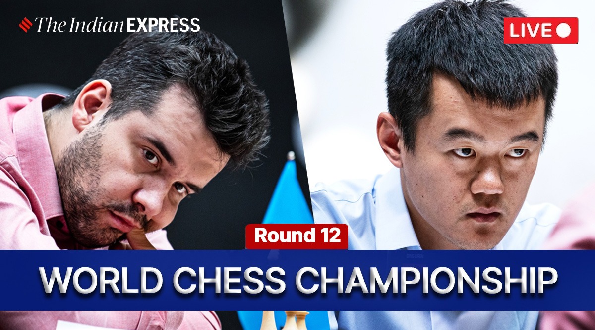 World Chess Championship 2023 Game 12 As It Happened: Ding Liren beats Ian  Nepomniachtchi in game of twists and turns, draws level on points