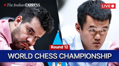 World Chess Championship 2023 Round 2 As It Happened: Ian Nepomniachtchi  with black beats Ding Liren to take lead