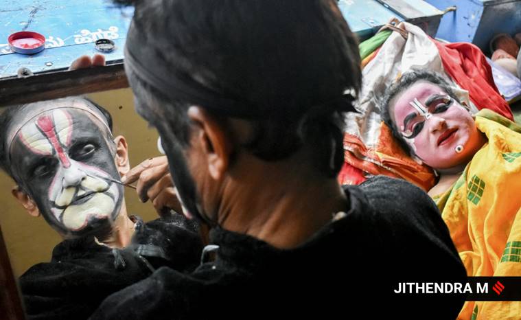 Yakshagana is a traditional folk dance form popular in Coastal Karnataka districts. 