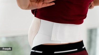 Postoperative abdominal binder for women - Revée®