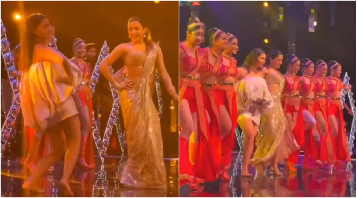 Alia Bhatt and Rashmika Mandanna set the dance floor ablaze with 'Naatu  Naatu' act at NMACC gala. See video | Entertainment News,The Indian Express