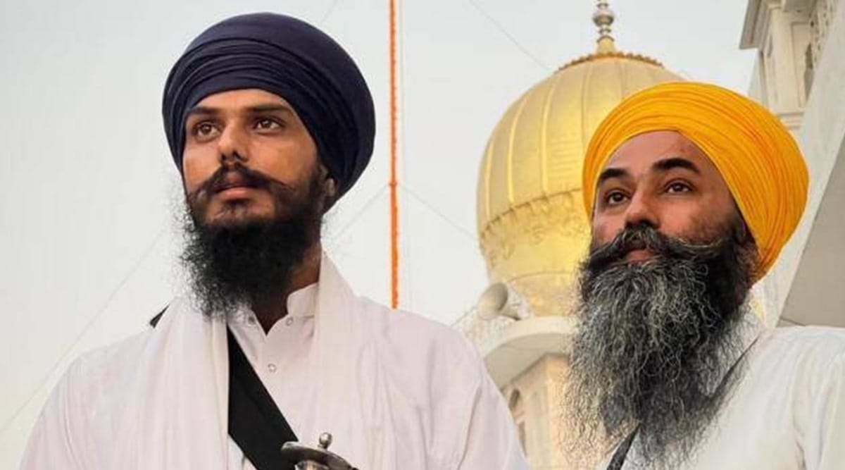 The many shades of Papalpreet Singh, Amritpal Singh’s advisor held after weeks on the run