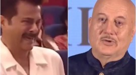 Anil Kapoor and Anupam Kher tear up at Satish Kaushik's birth anniversary event.