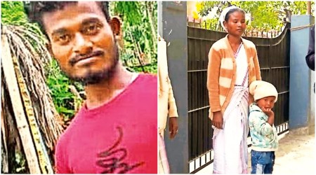 Assam mining death, Urbashi Moran, husband Pranjal, Magh Bihu, Pranjal’s body after 85 days, coal mine, Assam’s Tinsukia district, northeast news, indian express