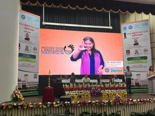 indian sign language, lab inauguration, indian express