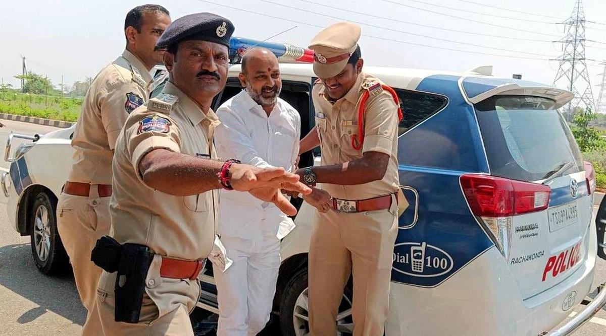 Granted bail, grand welcome awaits Telangana BJP chief Bandi Sanjay ...