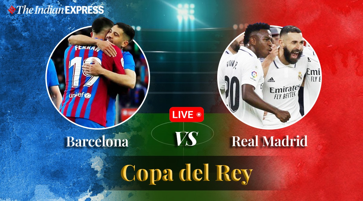 Barcelona vs Real Madrid Live Score, Copa del Rey Confirmed lineups