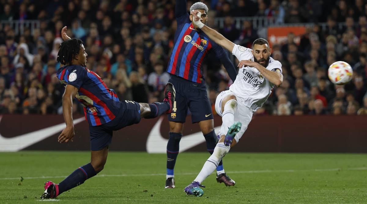 Barcelona vs Real Madrid Copa del Rey Benzema hattrick in Camp