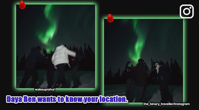 bhangra under northern lights
