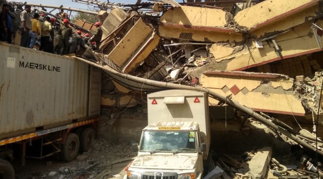 Bhiwandi godown wall collapse
