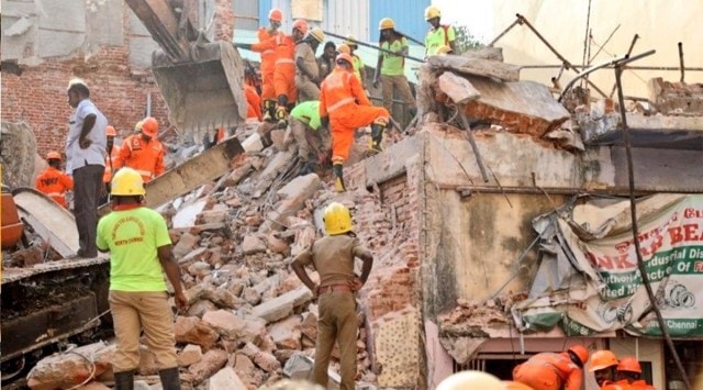 Chennai building collapse: Minister junks reports on workers trapped ...