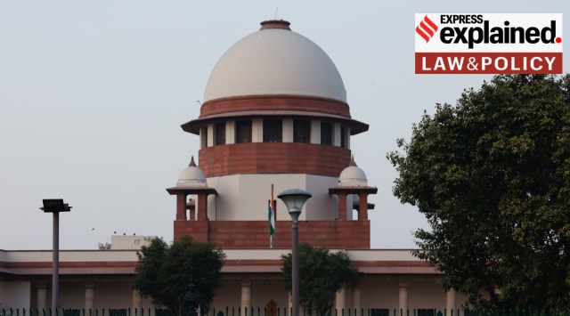The Supreme Court building in New Delhi.