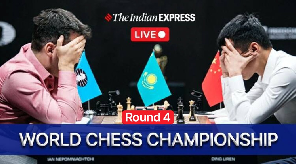 Chess: Nepo leads 4-3 in world title series as Ding freezes in