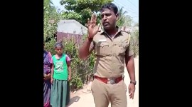 A video of a sub-inspector of police appealing to villagers to send their children to school in Tamil Nadu’s Tiruvallur district has gone viral on social media.