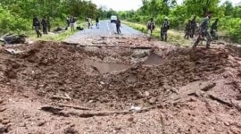 Naxalite Naxals often plant IEDs along the road and dirt tracks in the forest to target security personnel patrolling interior pockets of the Bastar region