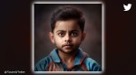 cricketers as children AI