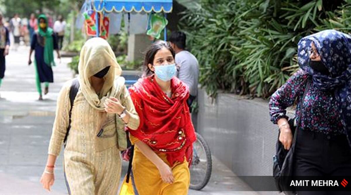 delhi temperature, indian express