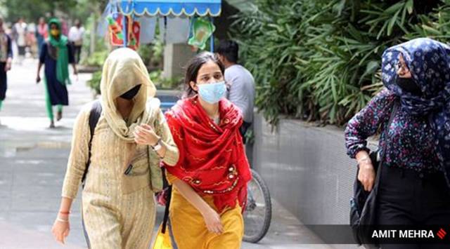delhi temperature, indian express