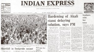 April 11, 1983, Forty Years Ago: Akali-PM issue