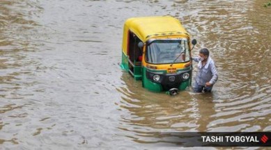 Public Works Department, Delhi PWD's measures, curb waterlogging, CCTV cameras and 24-hour surveillance, alarm to check water level, permanent pump sets and automatic pump houses, indian express, indian express news