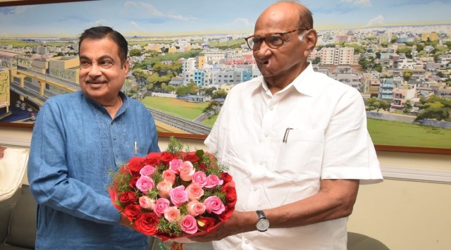 Sharad Pawar Nitin Gadkari