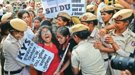 IP College protest, Indraprastha College for Women, delhi university, IP College case, Delhi news, New Delhi, Indian Express, current affairs