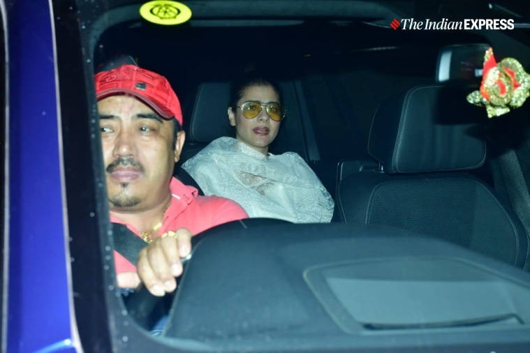 kajol at aditya chopra house