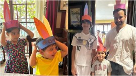 kareena, saif, easter bunny