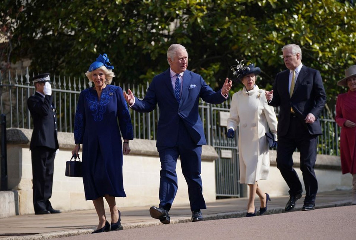 British Royals Gather For First Easter Of King Charles Reign Life Style News The Indian Express 0105