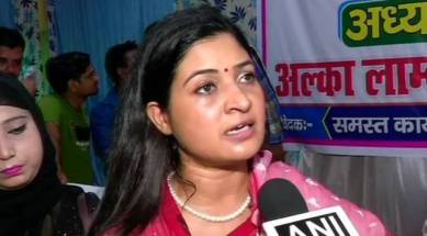 Alka Lamba, Sharad Pawar, Lamba attacks Pawar, Pawar's tweet om Gautam Adani, Fadnavis, Adani issue, Mumbai news, indian express