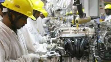 Manufacturing growth, Manufacturing industry, manufacturing sector growth, RBI, Reserve Bank of India, Indian Express, India news, current affairs