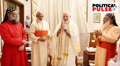 Prime Minister Narendra Modi ji meets Bishops of various Christian denominations during his visit to Kerala. (Twitter/@BJP4KLMinority)