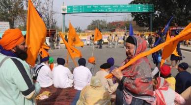 The protesters have been seeking the release of Sikh prisoners, including Balwant Singh Rajoana, a convict in the former Punjab CM Beant Singh’s assassination, and Devinderpal Singh Bhullar, a 1993 Delhi bomb blast convict. (Express photo by Jasbir Malhi)
