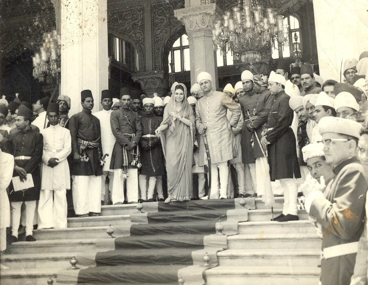 Mukarram Jah after his coronation in 1967 (Express Archive)
