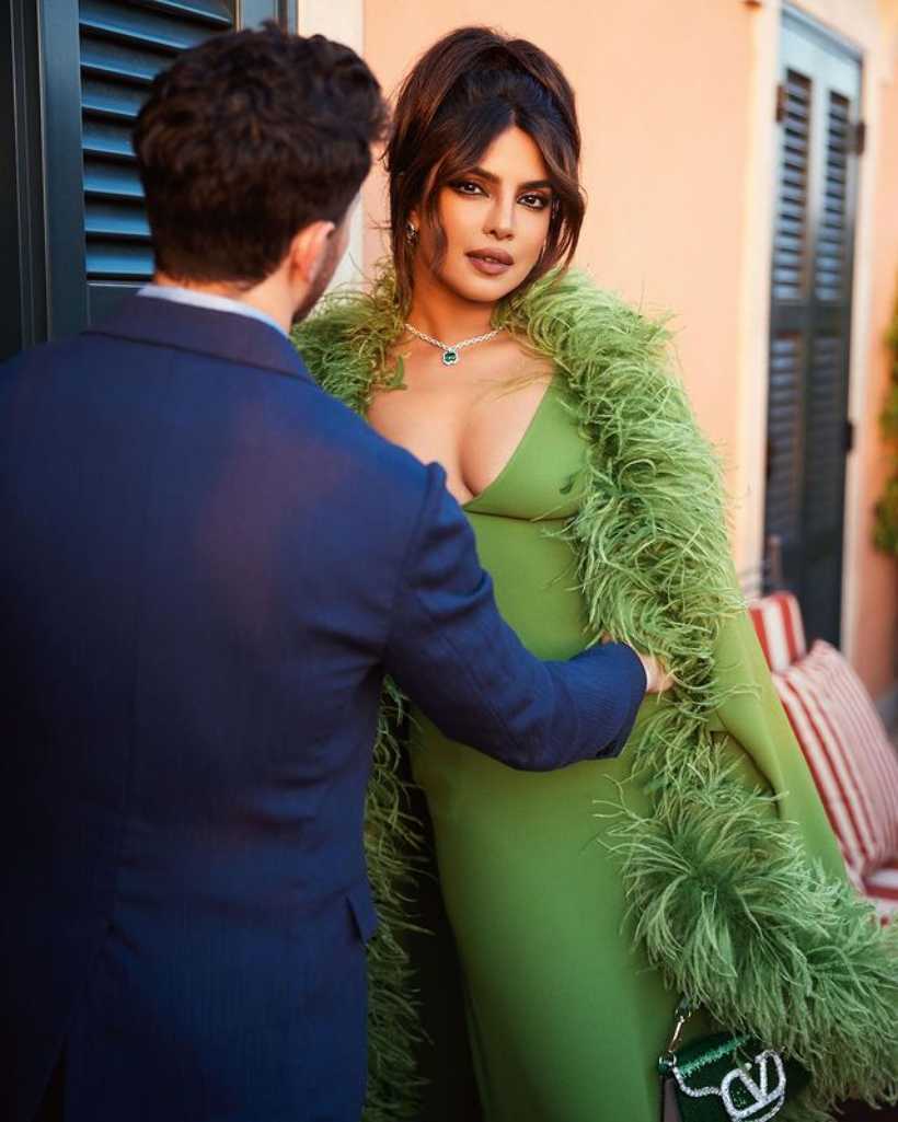 Nick Jonas Supports Wife Priyanka Chopra at 'Citadel' Rome