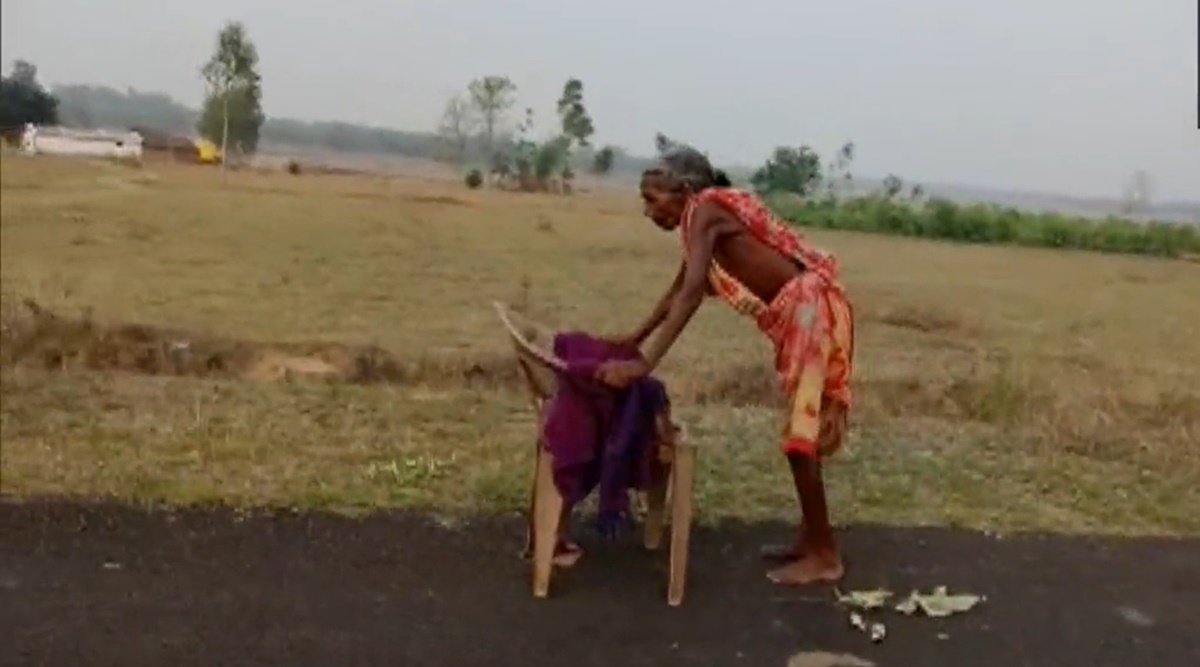Watch In Odisha 70 Year Old Walks Several Kms Barefoot Under Sun To Collect Pension 6230