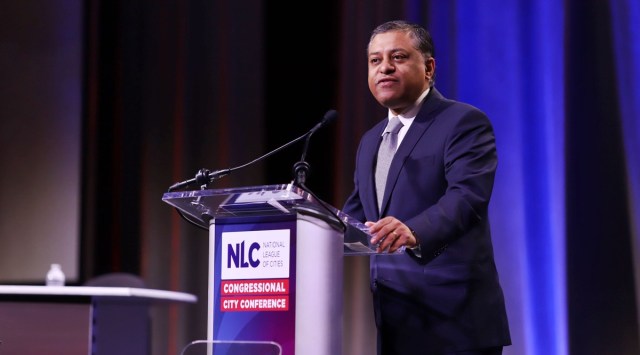 Dr. Rahul Gupta, Director of Office of National Drug Control Policy. (Twitter/@leagueofcities)