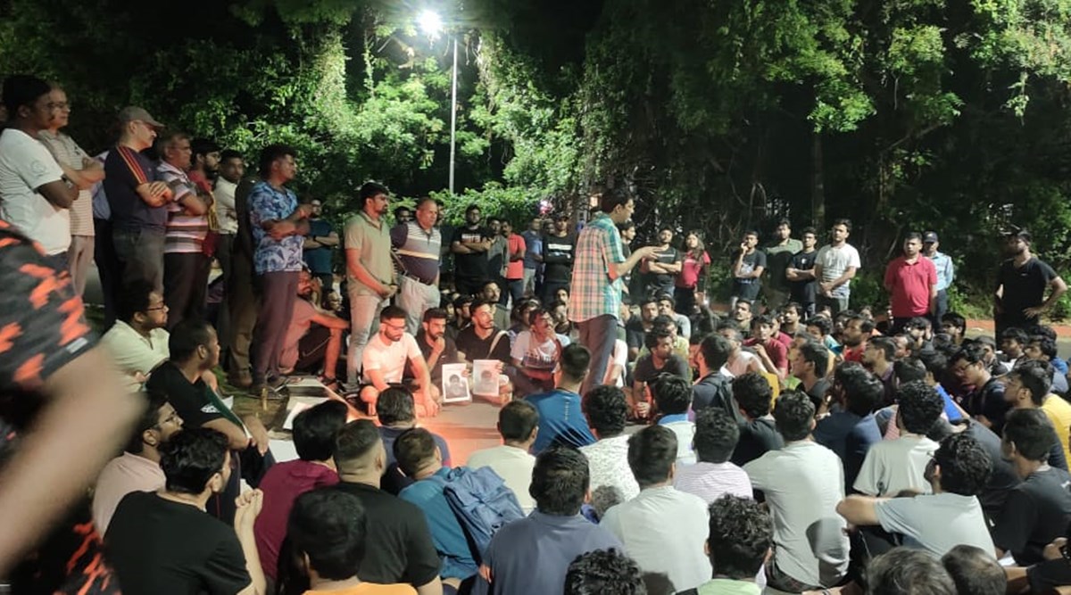 IIT Madras students protest seeking fair probe into PhD scholar’s death ...
