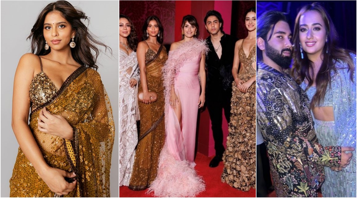 1200px x 667px - Suhana Khan looks gorgeous in a saree, Ananya Panday poses with Aryan Khan  and Gauri Khan | Bollywood News - The Indian Express